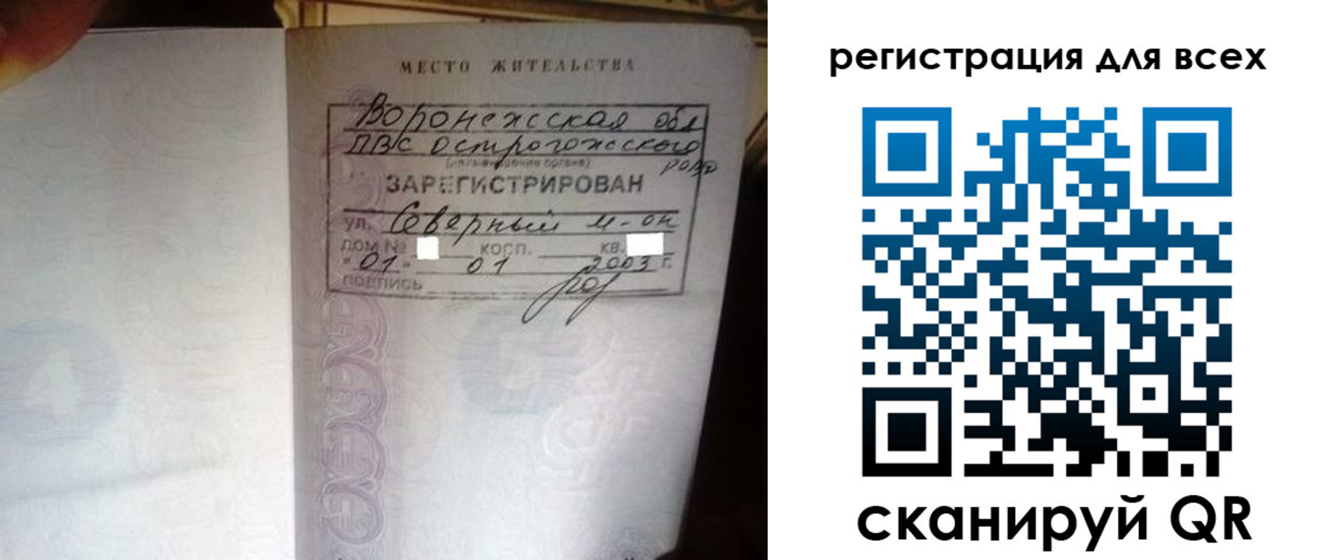временная регистрация в Нововоронеже